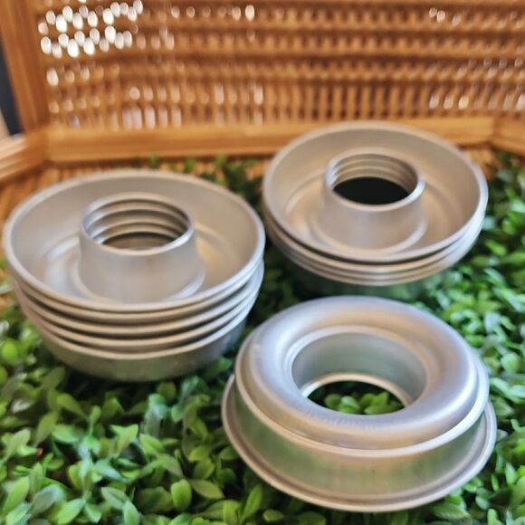 Set of 10 Aluminum Molds For Spreads, Jello Or Aspic - Picture 3 of 3